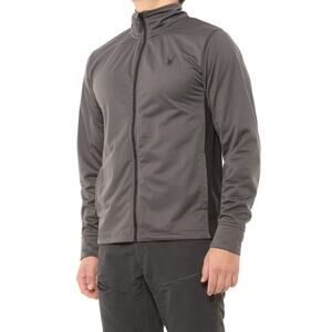 Spyder Men Full Zip Jacket Gray Color Size Medium Lightweight RP$59.50 New w Tag